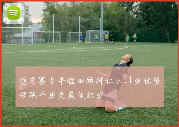 德甲赛季半程回顾拜仁以11分优势领跑平历史最佳积分